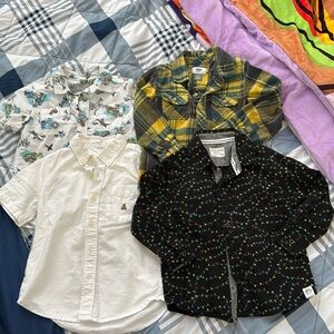 Bundle of 4 size 4T toddler Gap, children’s place, old navy and free planet